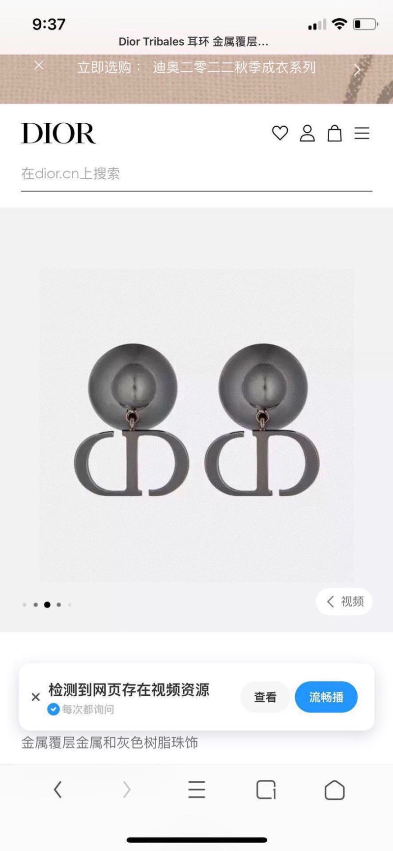 chr1st1an D10r earrings